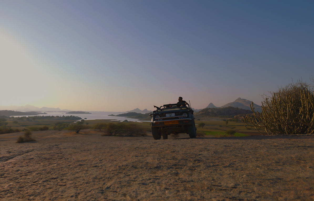 Experience the Best Jawai Leopard Safari in Rajasthan Leopard resting on rocks during Safari in Jawai Rajasthan