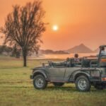 Private Jeep during Sunset Leopard Safari in Jawai Rajasthan